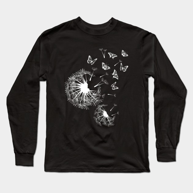 dandelion Long Sleeve T-Shirt by Bianka